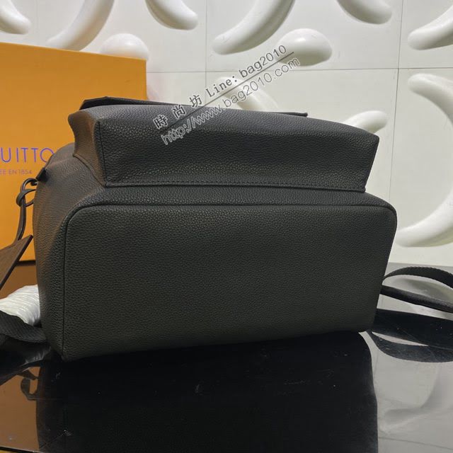 LOUIS VUITTON專櫃新款包包 路易威登Aerogram雙肩包 LV牛皮男士後背包 M57079  ydh4090